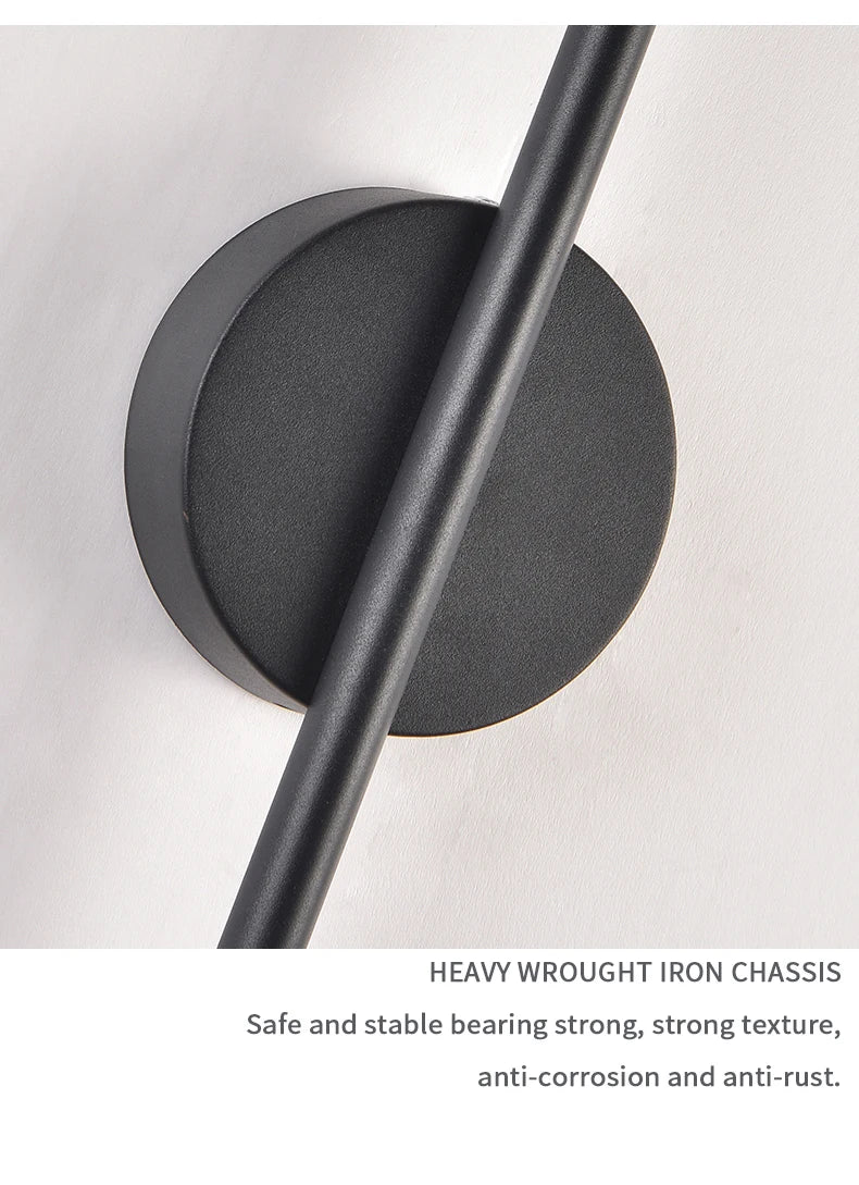 Luz de pared moderna, decoración LED Original para habitación, dormitorio, sala de estar, luces para pared de TV, electrodomésticos, accesorios de iluminación simples