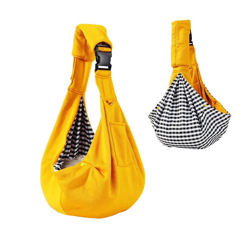 Cómoda bolsa para perros, bandolera para mascotas, bolso grande para viajes al aire libre, portátil, para gatos, cachorros, bolsa portabebés para perros pequeños y medianos