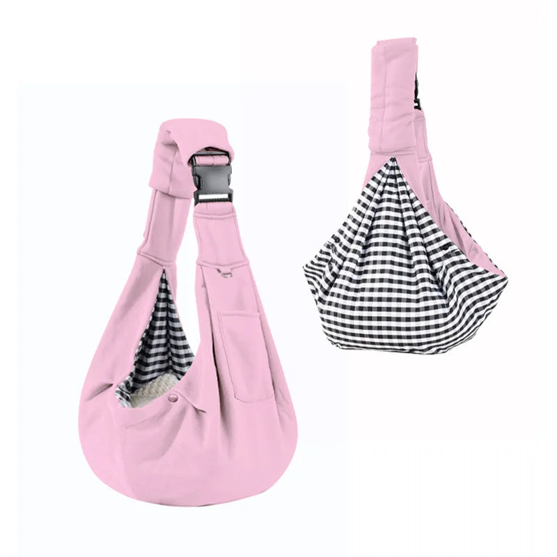 Cómoda bolsa para perros, bandolera para mascotas, bolso grande para viajes al aire libre, portátil, para gatos, cachorros, bolsa portabebés para perros pequeños y medianos