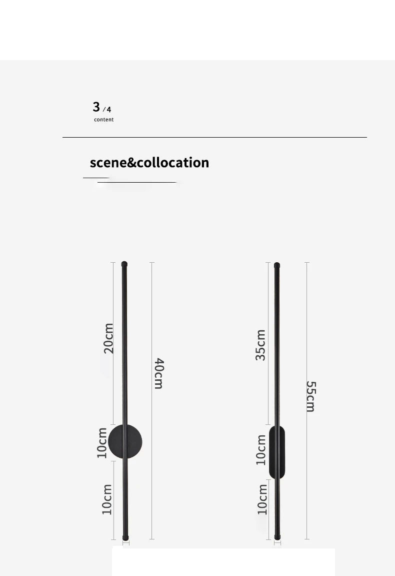 Luz de pared moderna, decoración LED Original para habitación, dormitorio, sala de estar, luces para pared de TV, electrodomésticos, accesorios de iluminación simples