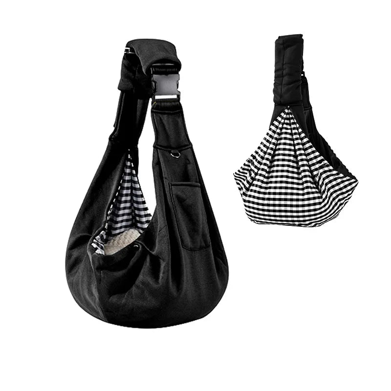 Cómoda bolsa para perros, bandolera para mascotas, bolso grande para viajes al aire libre, portátil, para gatos, cachorros, bolsa portabebés para perros pequeños y medianos