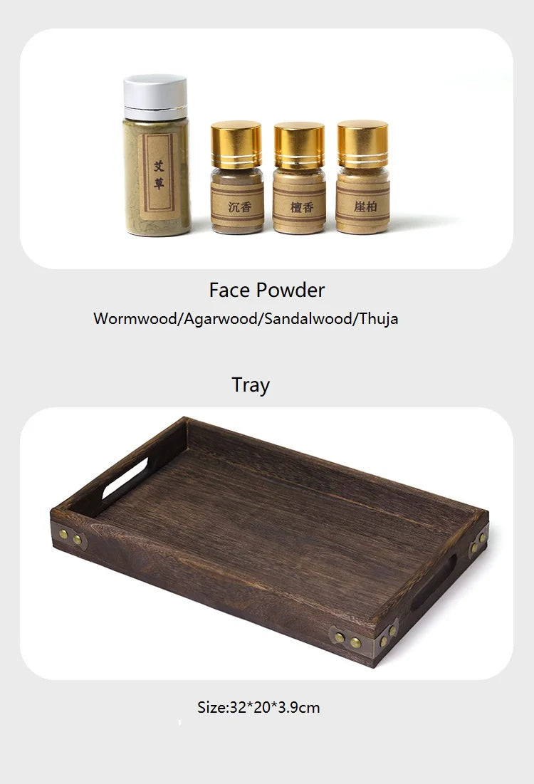 Juego de quemador de incienso de latón, Kit de producción de aromaterapia, soporte de molde de incienso, Yoga, meditación, aromaterapia casera